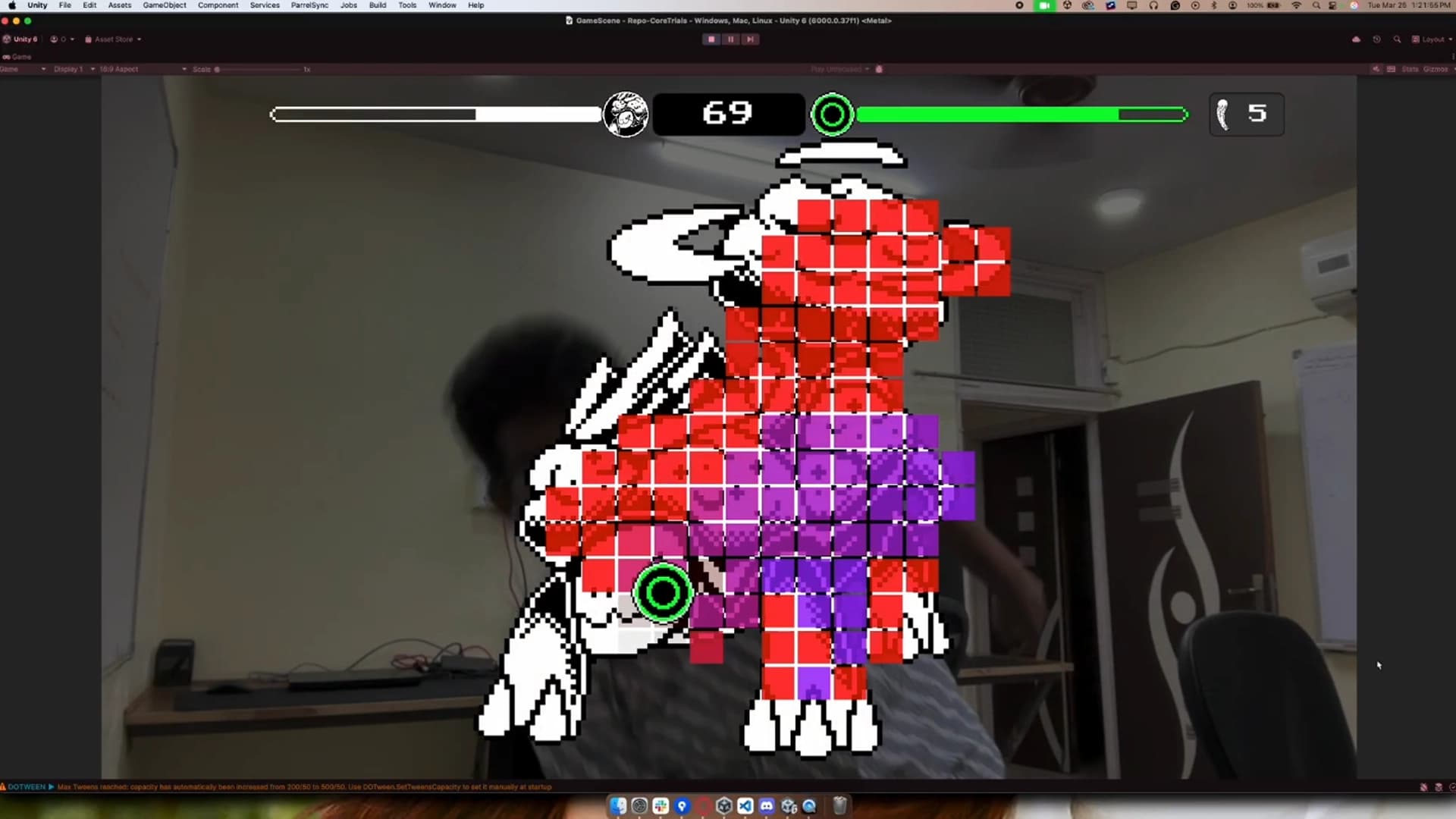 Prototyping and iterating on core combat system variants to test mechanics.