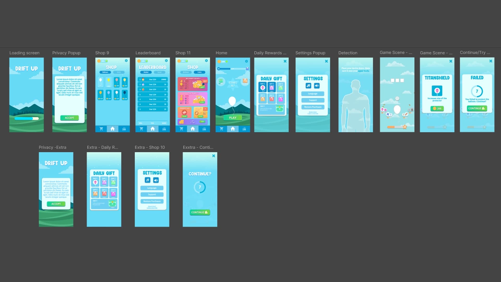 Collaborating with the UI designer to define the game's UI and color theme, ensuring clarity, simplicity, and visual appeal.
