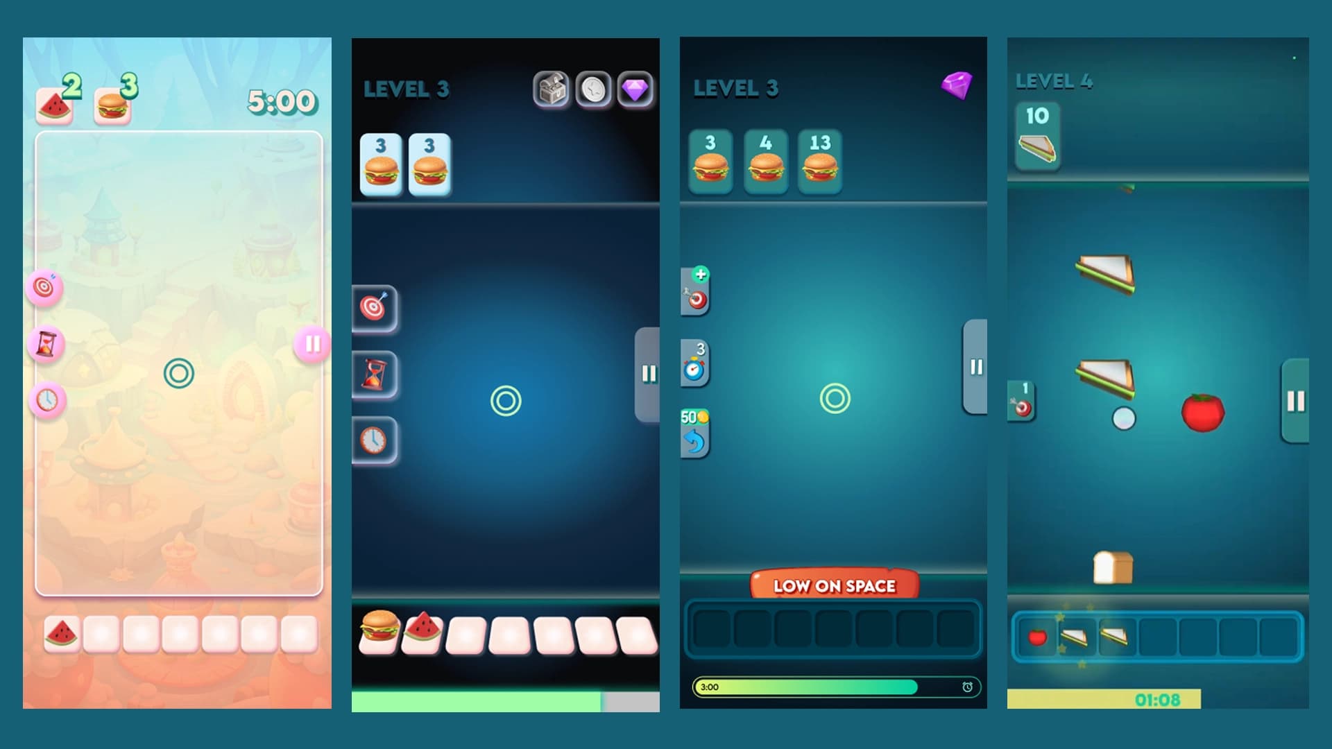 Iterating with the UI designer to finalize and implement the game scene UI.